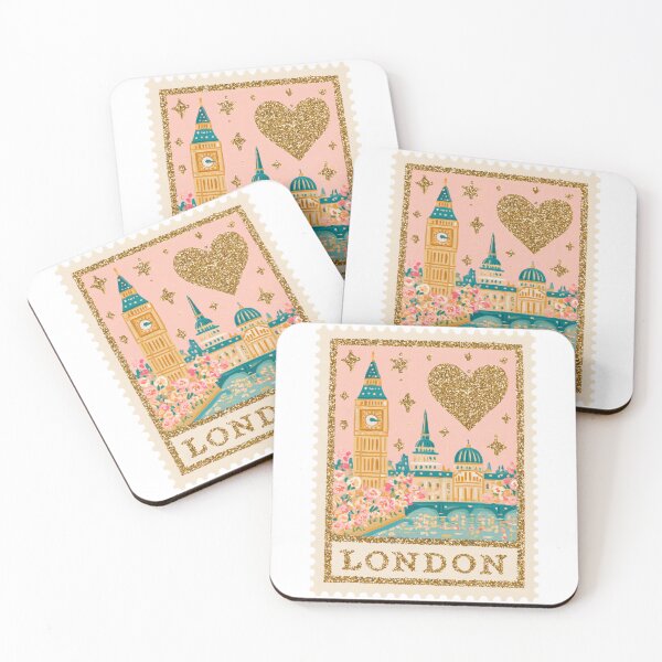 Item preview, Aesthetic London Postage Stamp designed and sold by Inspired Life Creative.