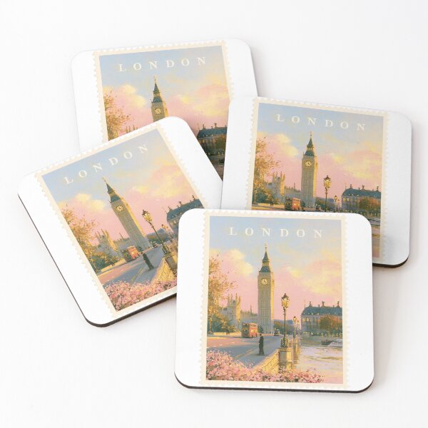 Item preview, Aesthetic London Postage Stamp designed and sold by Inspired Life Creative.