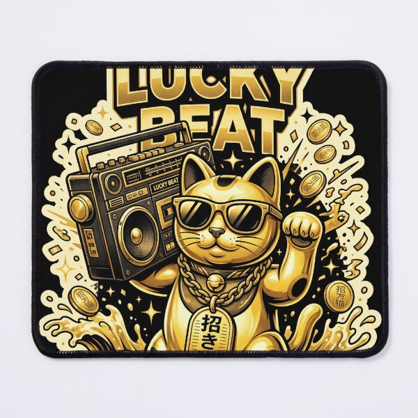 Item preview, Tokyo Underground Beats Maneki Neko Lucky Cat DJ Hoodie & Tee designed and sold by Hikariha Studio.