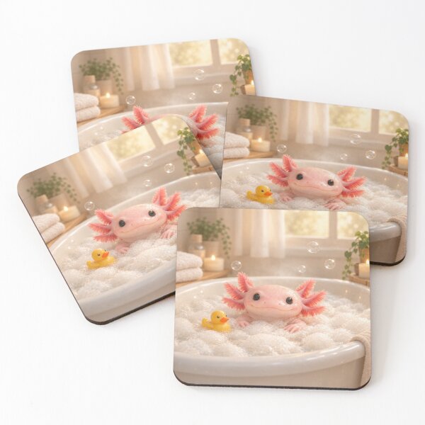 Item preview, Axolotl Bubble Bathtub designed and sold by Sillytoe.
