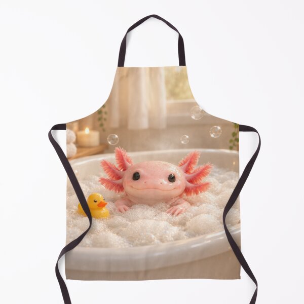 Item preview, Axolotl Bubble Bathtub designed and sold by Sillytoe.
