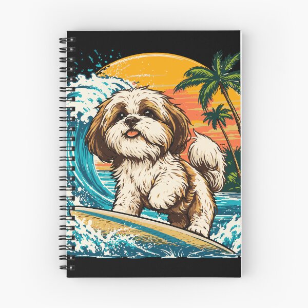 Item preview, Tropical Surfing Shih Tzu designed and sold by ClubVacay.