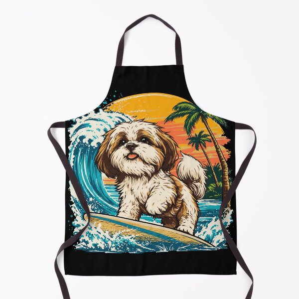 Item preview, Tropical Surfing Shih Tzu designed and sold by ClubVacay.
