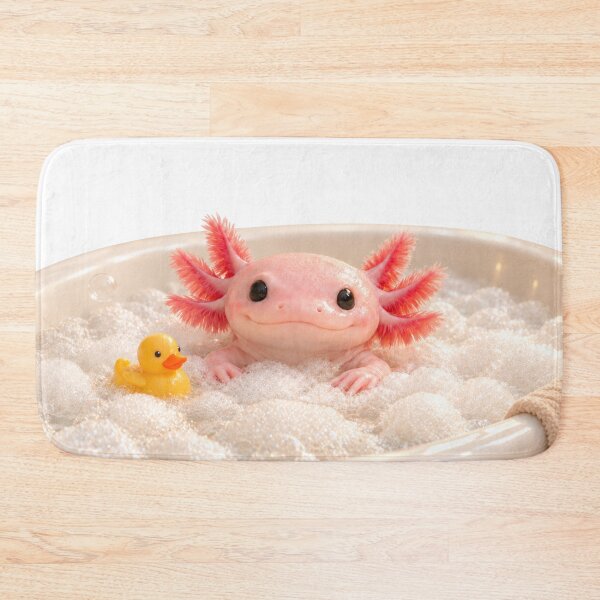 Item preview, Axolotl Rubber Duck Bathtub designed and sold by Sillytoe.