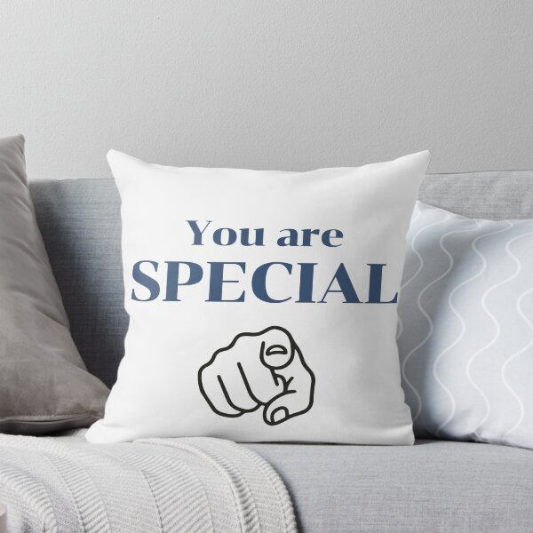 Item preview, You Are Special Pointing Finger Positive Quote Typography designed and sold by LensDyn™.