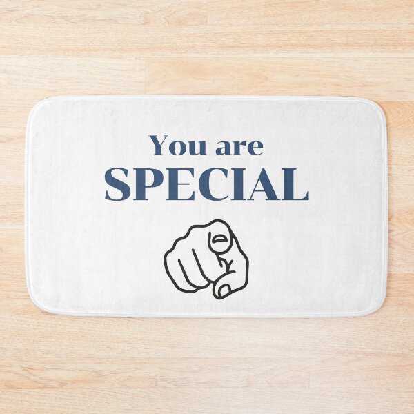 Item preview, You Are Special Pointing Finger Positive Quote Typography designed and sold by LensDyn™.