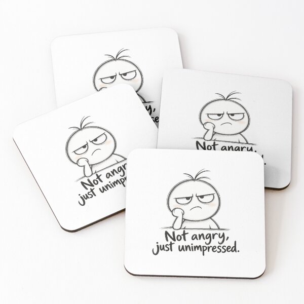 Item preview, Not angry—just unimpressed!  designed and sold by Mylittleshop26.