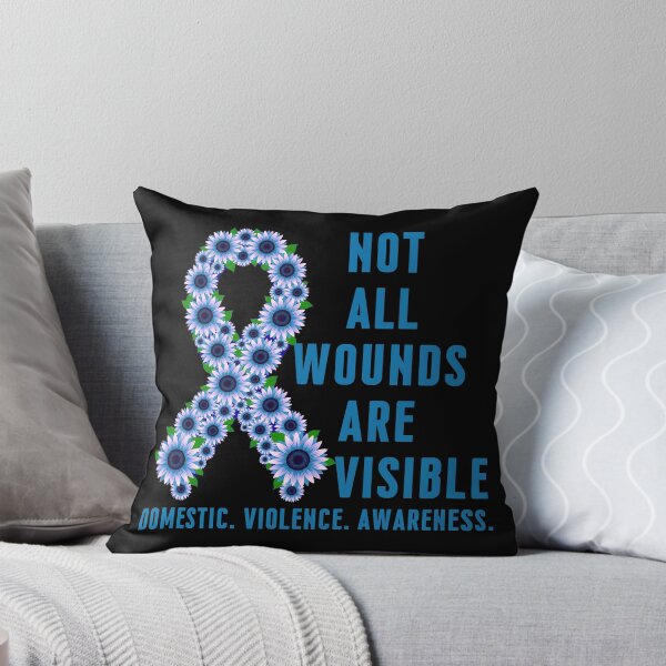 Item preview, Domestic Violence Awareness Typography Survivor Support Shirt designed and sold by Teetreasure2.