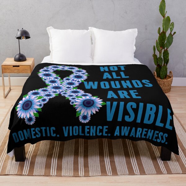 Item preview, Domestic Violence Awareness Typography Survivor Support Shirt designed and sold by Teetreasure2.