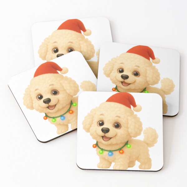 Item preview, Bichpoo Dog Christmas Lights designed and sold by Sillytoe.