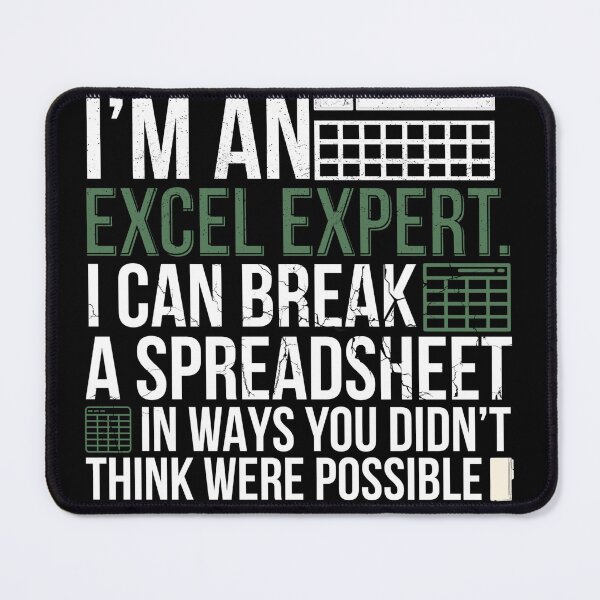 Item preview, Excel Flex Meme designed and sold by WittyOwlet.