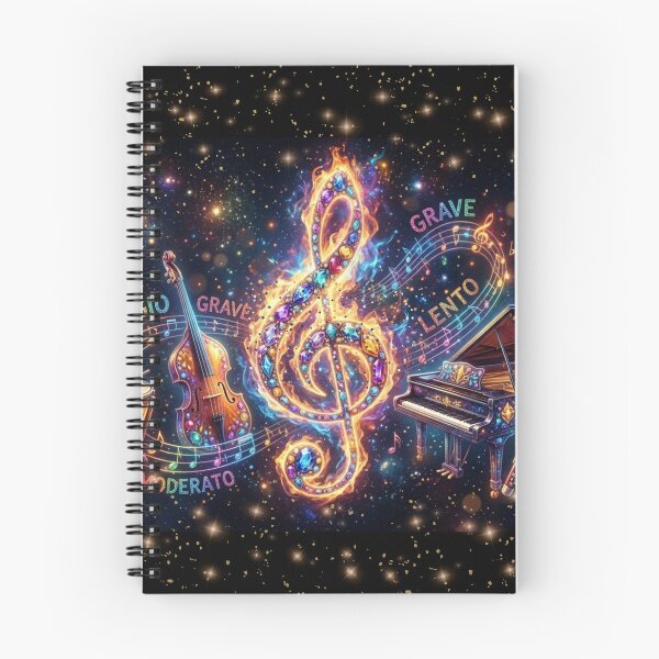 Item preview, Treble Music In Moderato designed and sold by BrightrDayMusicArt.