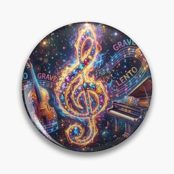Item preview, Treble Music In Moderato designed and sold by BrightrDayMusicArt.