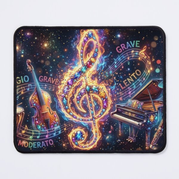 Item preview, Treble Music In Moderato designed and sold by BrightrDayMusicArt.