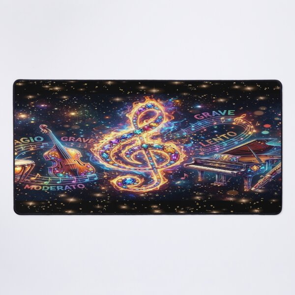 Item preview, Treble Music In Moderato designed and sold by BrightrDayMusicArt.