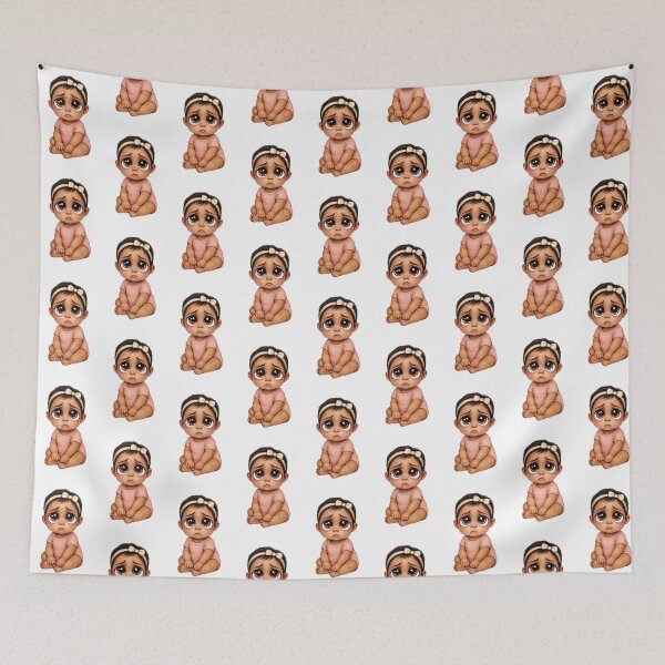 Item preview, Brown Baby Girl Sad: Tender Eyes Collection  designed and sold by EscapeArtist13.