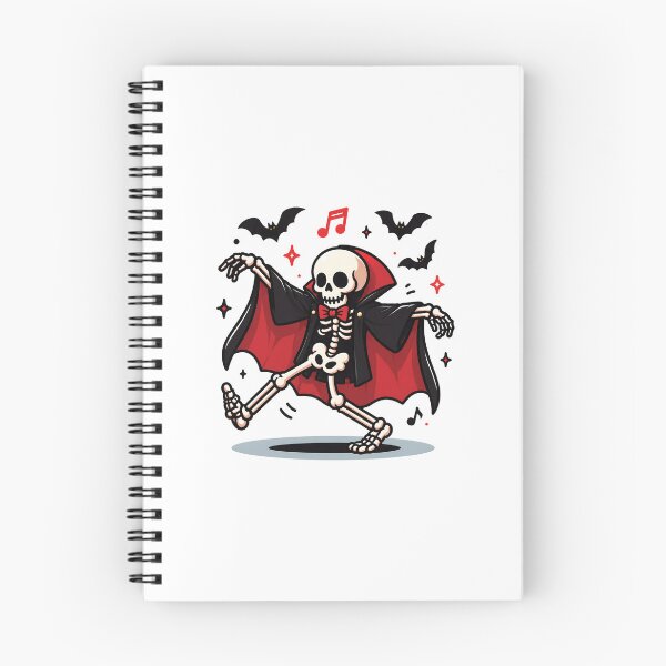 Item preview, Dancing Skeleton Vampire Halloween Spooky Bat Gothic Costume Design designed and sold by MAPDDesigns.
