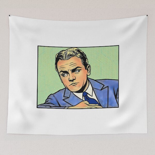 Item preview, James Cagney Retro Pop Art Portrait Ben-Day Dot Comic Print Illustration designed and sold by FelderVirgie.
