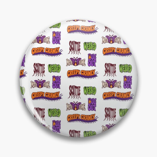 Item preview, Creepy Crawly Halloween Sayings – Bugs, Moths and Spiderwebs designed and sold by AliveStyle.