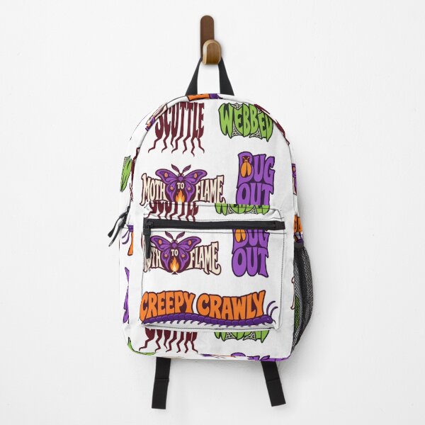 Item preview, Creepy Crawly Halloween Sayings – Bugs, Moths and Spiderwebs designed and sold by AliveStyle.