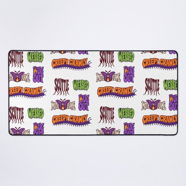 Item preview, Creepy Crawly Halloween Sayings – Bugs, Moths and Spiderwebs designed and sold by AliveStyle.