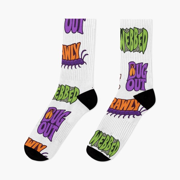 Item preview, Creepy Crawly Halloween Sayings – Bugs, Moths and Spiderwebs designed and sold by AliveStyle.