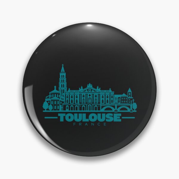 Item preview, Toulouse France Line Art Skyline Poster designed and sold by CMYKStudio.