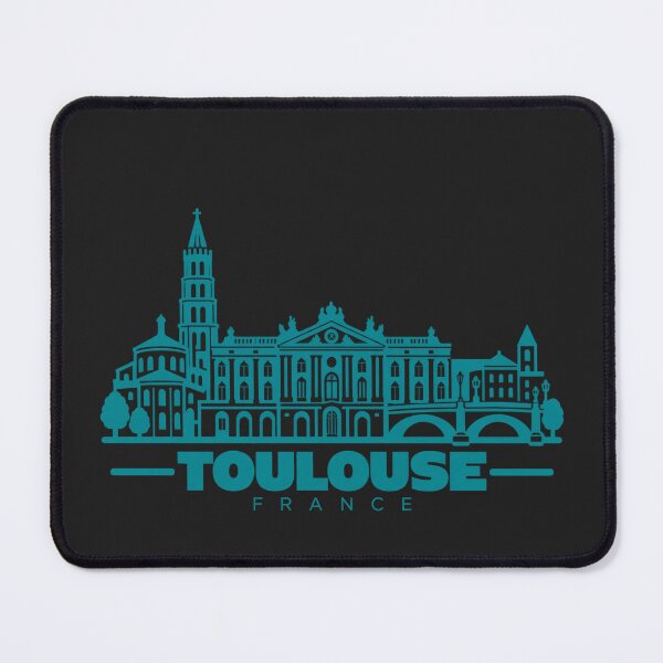 Item preview, Toulouse France Line Art Skyline Poster designed and sold by CMYKStudio.