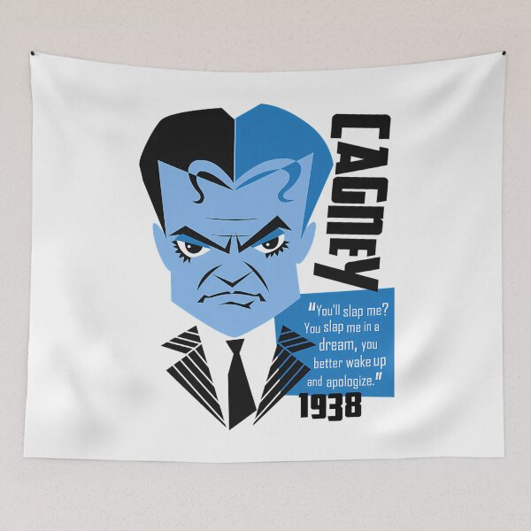 Item preview, From Classic Films Famous Actor James Cagney. Original Caricature With Quote From Angels With Dirty Faces 1938. designed and sold by FelderVirgie.