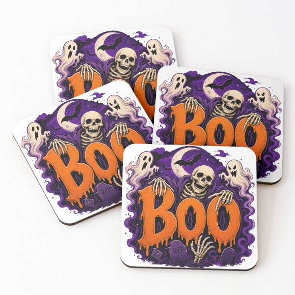 Item preview, boo Halloween design  designed and sold by CREATINGMAD.