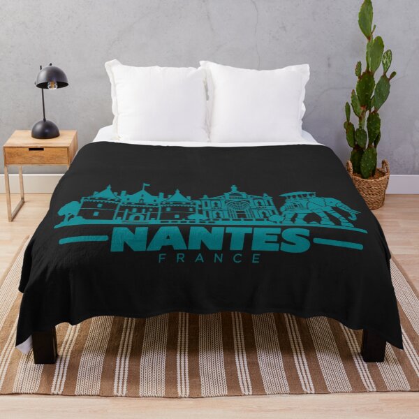 Item preview, Nantes France Line Art Skyline Poster designed and sold by CMYKStudio.
