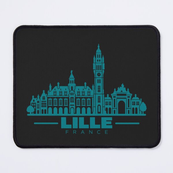 Item preview, Lille France Line Art Landmark Poster designed and sold by CMYKStudio.