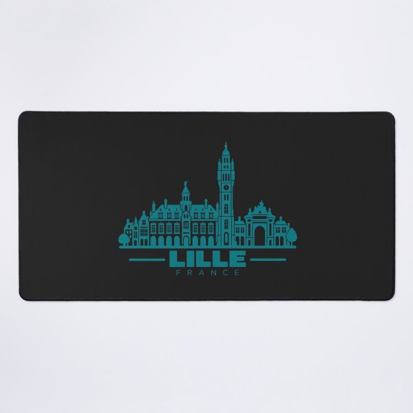 Item preview, Lille France Line Art Landmark Poster designed and sold by CMYKStudio.