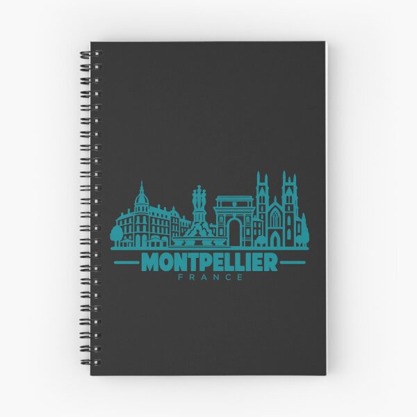Item preview, Montpellier France Line Art Skyline Poster designed and sold by CMYKStudio.