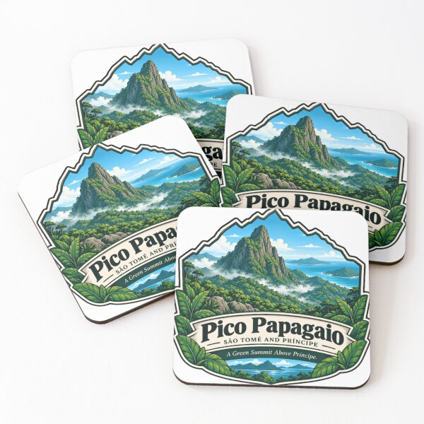 Item preview, Pico Papagaio São Tomé And Príncipe Island Mountain Explorer designed and sold by SEEM-drawing.