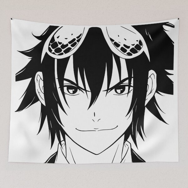 Item preview, Confident Martial Artist Portrait | Clean Anime Line Art designed and sold by ArtLineEgypt.