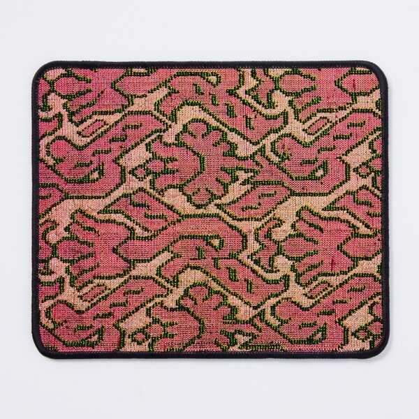 Item preview, Vintage Pink Woven Fabric Pattern designed and sold by GabbasGallery.
