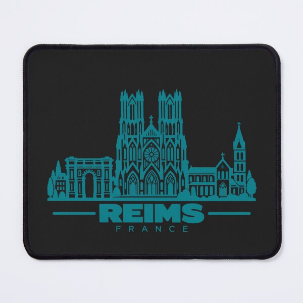 Item preview, Reims France Line Art Landmark Poster designed and sold by CMYKStudio.