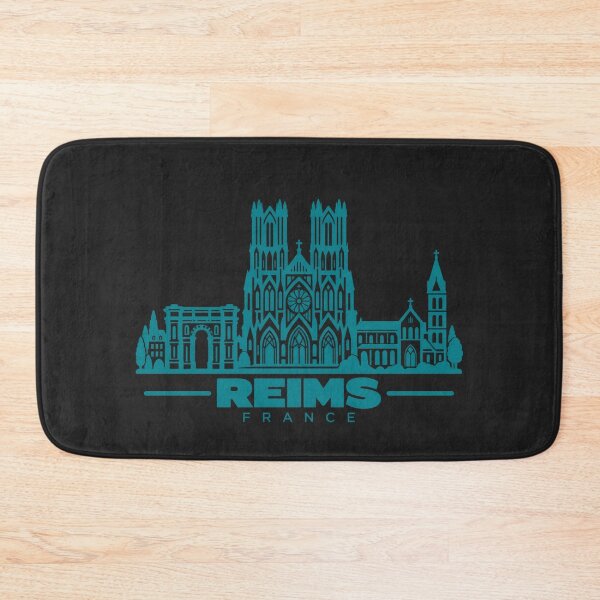 Item preview, Reims France Line Art Landmark Poster designed and sold by CMYKStudio.