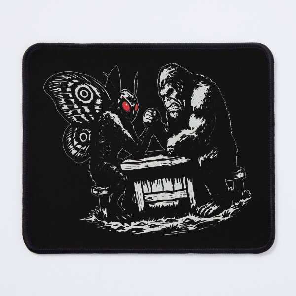 Item preview, Mothman - Bigfoot - Arm Wrestling designed and sold by thedoodlevault.