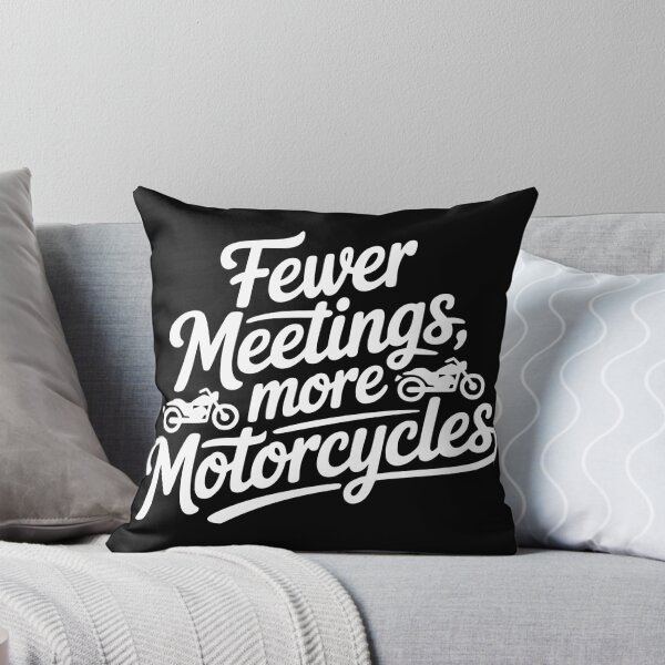 Item preview, Fewer Meetings More Motorcycles designed and sold by theartfulaspie.