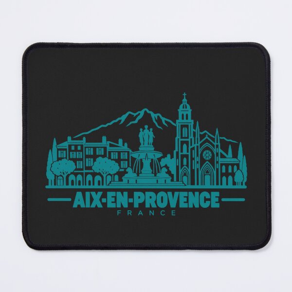 Item preview, Aix en Provence France Line Art Travel Poster designed and sold by CMYKStudio.