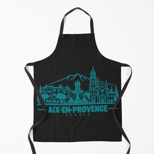 Item preview, Aix en Provence France Line Art Travel Poster designed and sold by CMYKStudio.