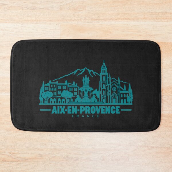 Item preview, Aix en Provence France Line Art Travel Poster designed and sold by CMYKStudio.