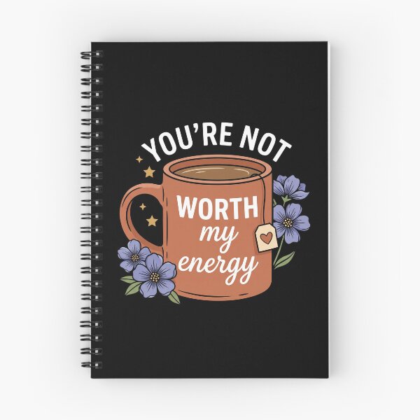 Item preview, You're Not Worth My Energy - Tea Mug - Flowers designed and sold by thedoodlevault.