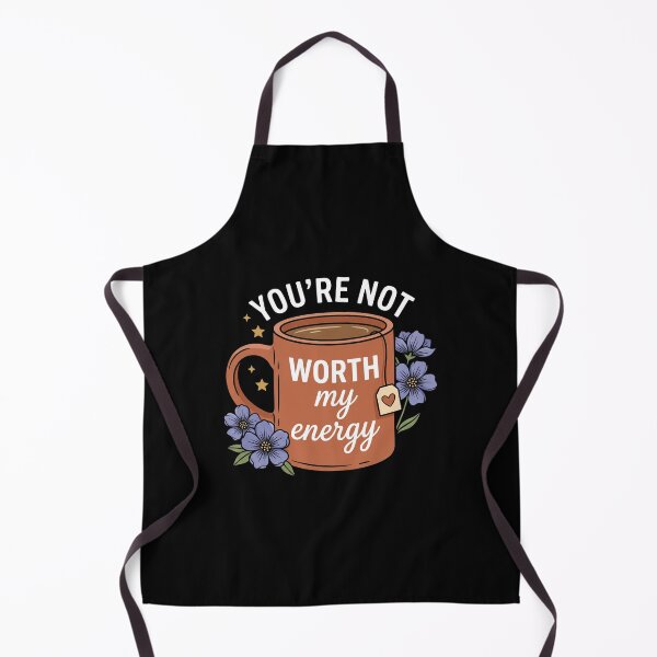 Item preview, You're Not Worth My Energy - Tea Mug - Flowers designed and sold by thedoodlevault.