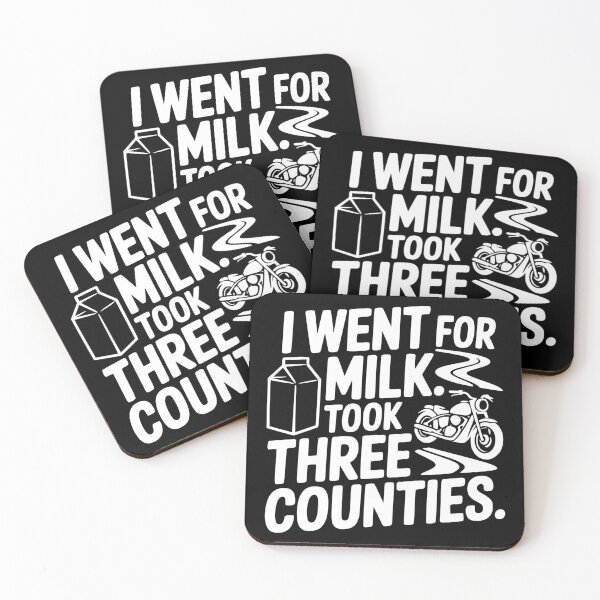 Item preview, I Went for Milk Took Three Counties designed and sold by theartfulaspie.