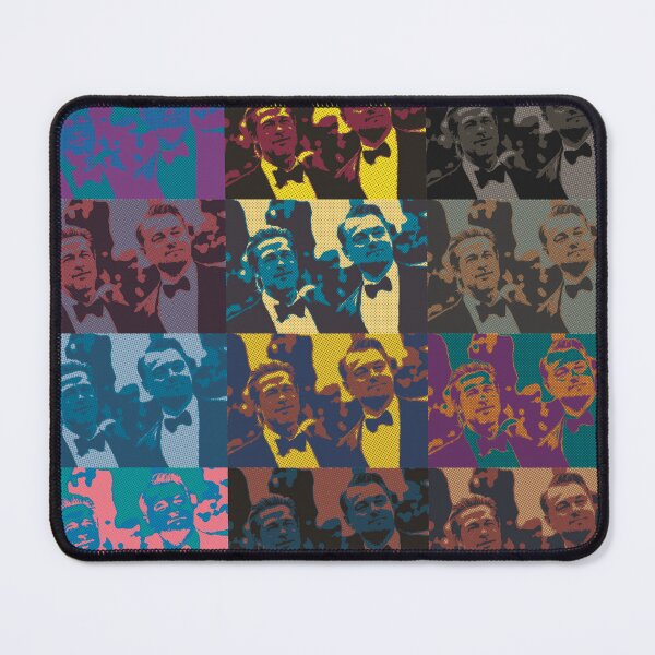 Item preview, Brad Pitt and Leonardo DiCaprio (Pop Art Style on the Carpet) designed and sold by Cathedral of Curiosity.