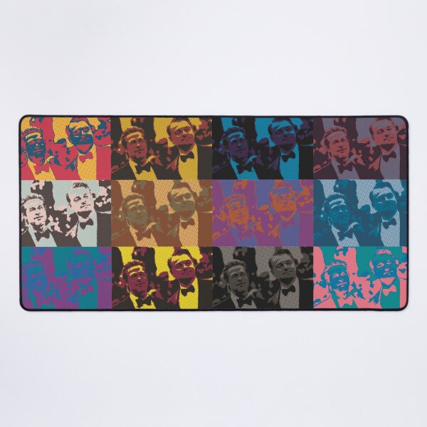 Item preview, Brad Pitt and Leonardo DiCaprio (Pop Art Style on the Carpet) designed and sold by Cathedral of Curiosity.
