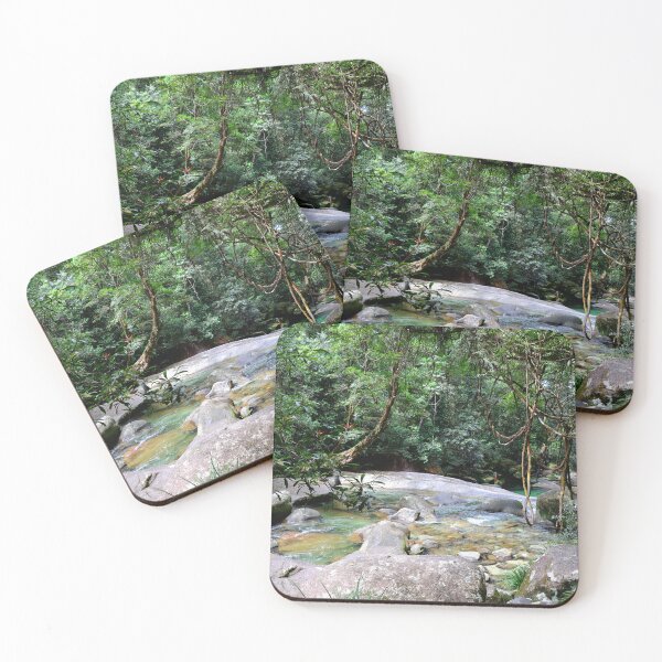 Item preview, Rock Pools in the Rainforest Jungle designed and sold by jaynerushton.